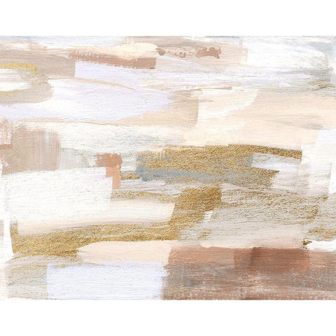 Gold Quartz II Black Modern Wood Framed Art Print with Double Matting by Jill, Susan