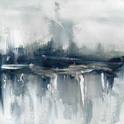 Indyscape II White Modern Wood Framed Art Print by Chang, Stella