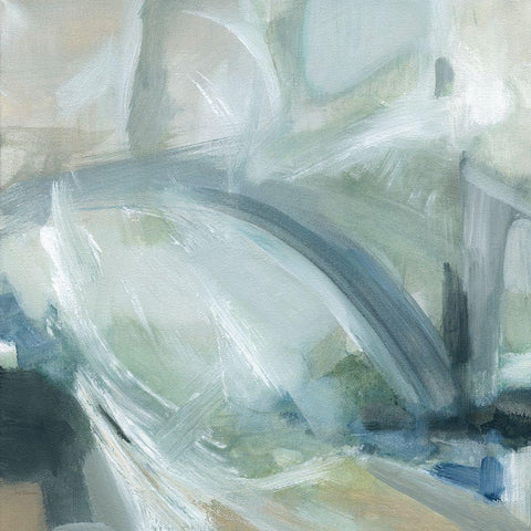 Subtle Chaos White Modern Wood Framed Art Print by Robinson, Carol