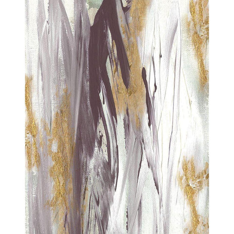Tumultuous Amethyst I Black Modern Wood Framed Art Print with Double Matting by Jill, Susan