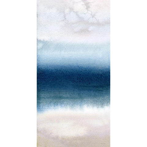 Misty Bay II Black Modern Wood Framed Art Print by Brockmon, Kristen