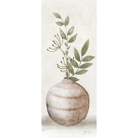 Meadow Picks II White Modern Wood Framed Art Print by Tava Studios