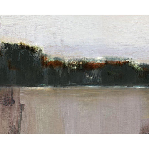 At Dusk Turnwood  Black Modern Wood Framed Art Print with Double Matting by Jill, Susan