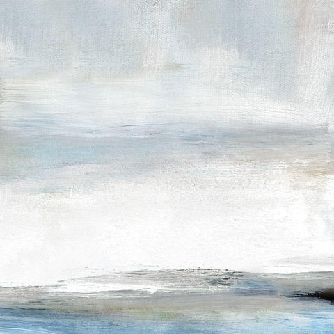 Soft Stratus Black Modern Wood Framed Art Print by Shapiro, Judith
