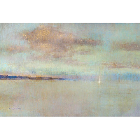 August Morning Black Modern Wood Framed Art Print by Swatland, Katie