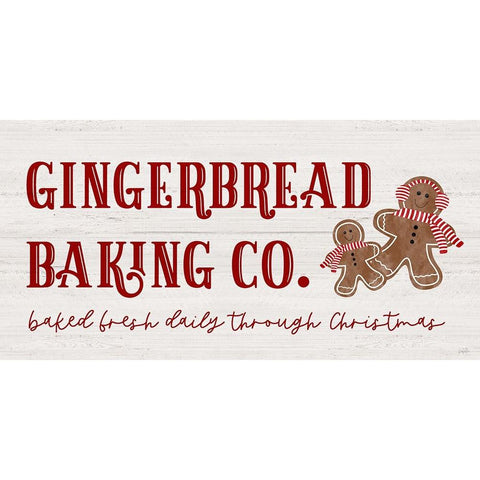 Gingerbread Baking Company Gold Ornate Wood Framed Art Print with Double Matting by Carpentieri, Natalie