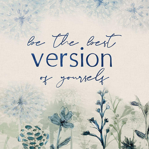 The Best Version White Modern Wood Framed Art Print by Jill, Susan