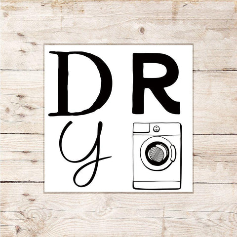 Dry White Modern Wood Framed Art Print by Santiago, Daniela