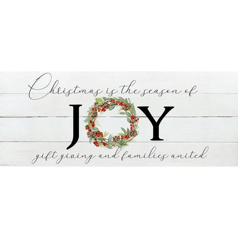 Season of Joy Black Modern Wood Framed Art Print with Double Matting by Swatland, Sally