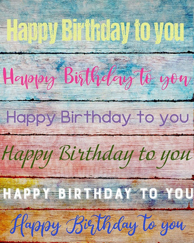 Birthday Song Black Ornate Wood Framed Art Print with Double Matting by Knutsen, Conrad