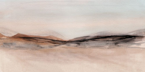 Near Frost Valley White Modern Wood Framed Art Print with Double Matting by Jill, Susan