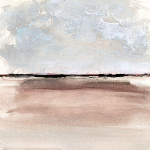 Dancing Clouds White Modern Wood Framed Art Print by Jill, Susan