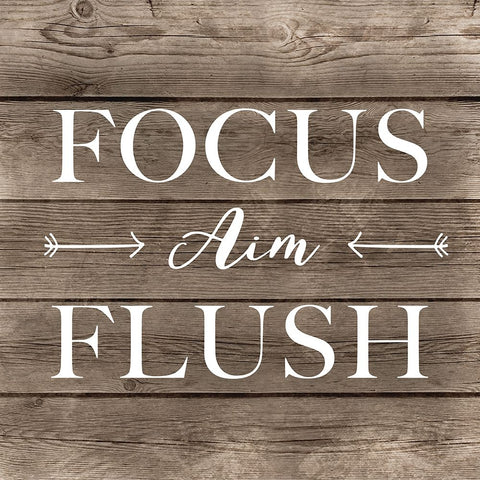 Focus Aim Flush Black Ornate Wood Framed Art Print with Double Matting by CAD Designs