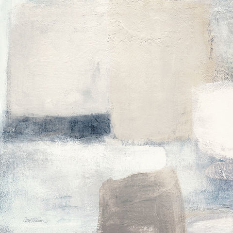 Dreaming in Pastel I White Modern Wood Framed Art Print with Double Matting by Robinson, Carol