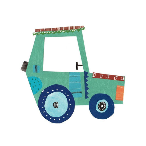 Tractor II Gold Ornate Wood Framed Art Print with Double Matting by Pope, Katherine and Elizabeth