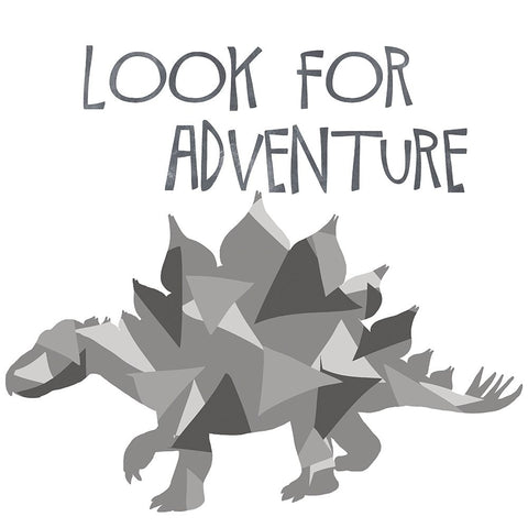 Look for Adventure White Modern Wood Framed Art Print with Double Matting by Santiago, Daniela