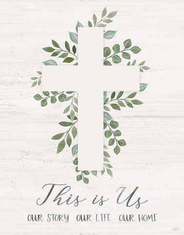 This is Us Black Modern Wood Framed Art Print by Carpentieri, Natalie