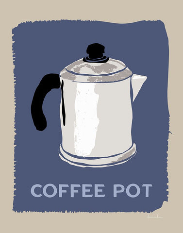 Modern Coffee I Black Ornate Wood Framed Art Print with Double Matting by Santiago, Daniela