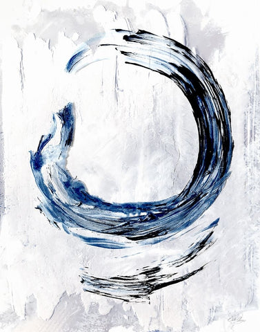 Moonglade I Black Modern Wood Framed Art Print by Chang, Stella