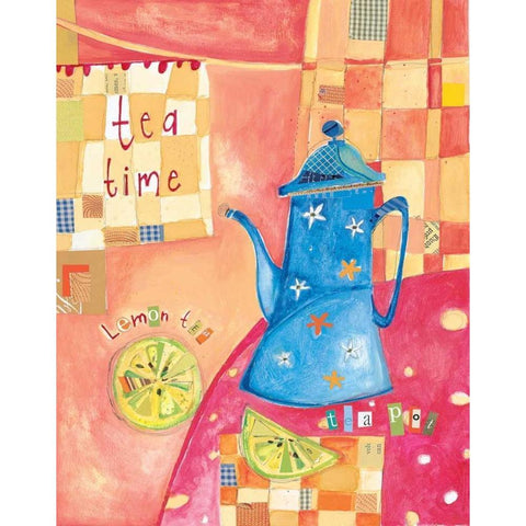 Kitchen Collage II Gold Ornate Wood Framed Art Print with Double Matting by Pope, Kate and Elizabeth