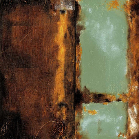 Copper Age II Black Modern Wood Framed Art Print by Johnson, Marc