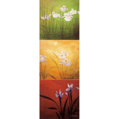 Karma Black Modern Wood Framed Art Print by Li-Leger, Don