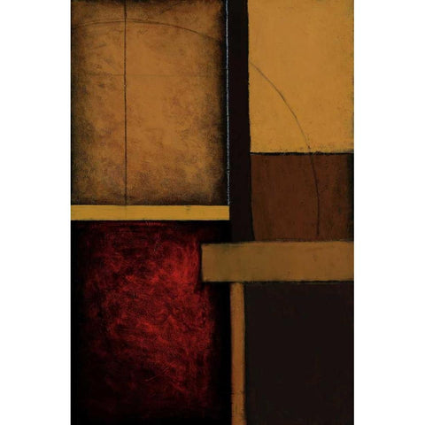 Gateways I Black Modern Wood Framed Art Print by St.Germain, Patrick