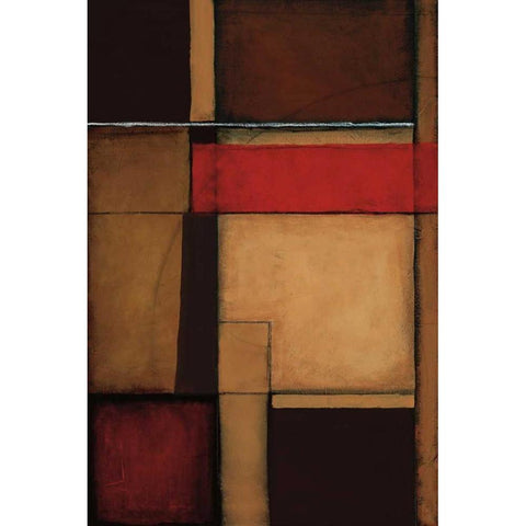 Gateways II White Modern Wood Framed Art Print by St.Germain, Patrick