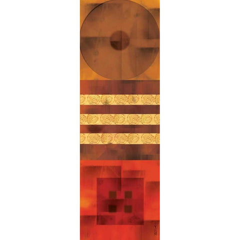 Endurance Black Modern Wood Framed Art Print with Double Matting by Venter, Tandi