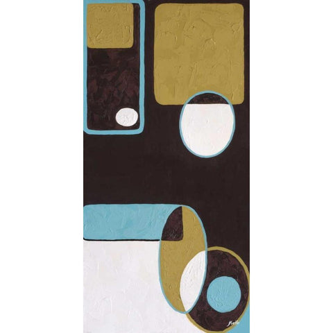 Effervescence II White Modern Wood Framed Art Print by St. Amant, Yvette