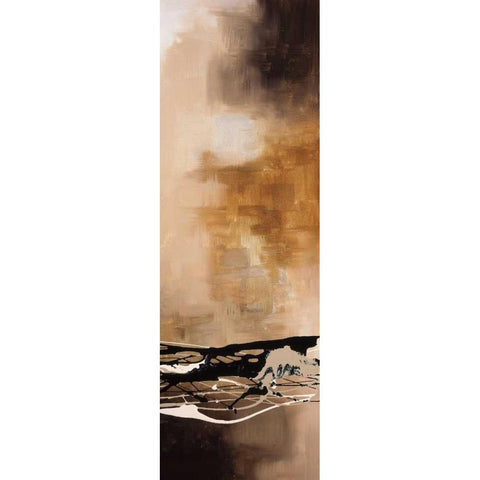 Tobacco and Chocolate III Black Modern Wood Framed Art Print with Double Matting by Maitland, Laurie