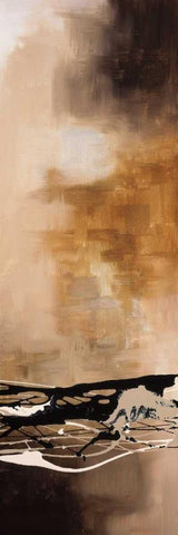 Tobacco and Chocolate III White Modern Wood Framed Art Print with Double Matting by Maitland, Laurie