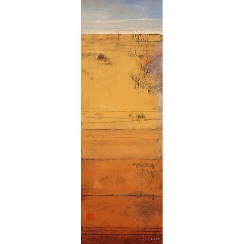 Promontory II Gold Ornate Wood Framed Art Print with Double Matting by Li-Leger, Don