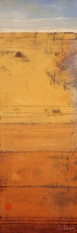 Promontory II Black Ornate Wood Framed Art Print with Double Matting by Li-Leger, Don