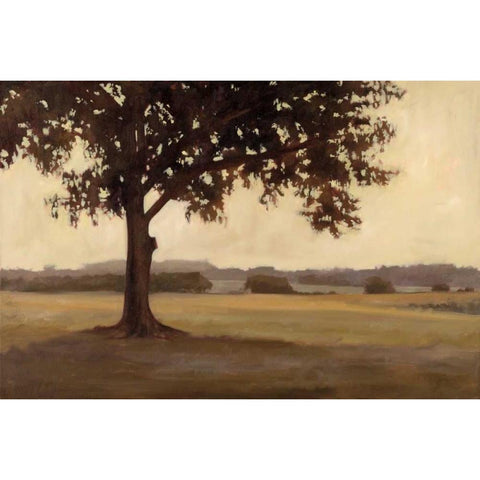 An Old Acquaintance Black Modern Wood Framed Art Print by Lightell, Megan