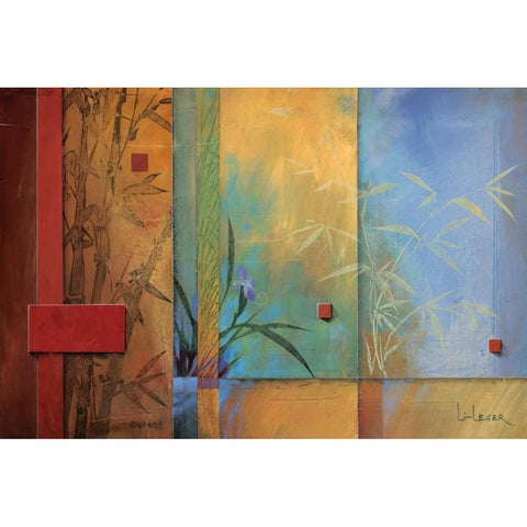 Spa Dreams Gold Ornate Wood Framed Art Print with Double Matting by Li-Leger, Don