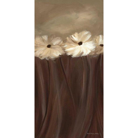 Daisy Bouquet Gold Ornate Wood Framed Art Print with Double Matting by Parker, Karen Lorena