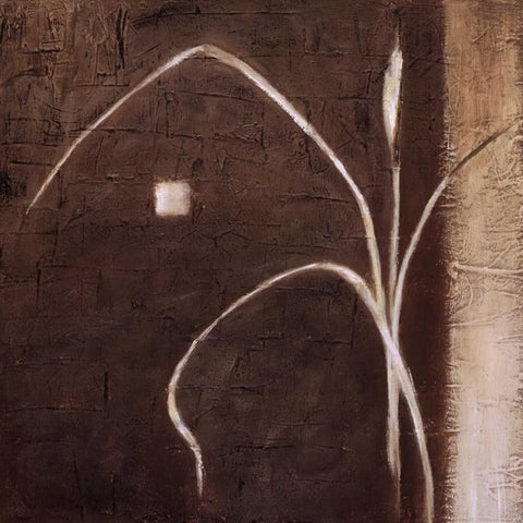 Grass Roots I Black Modern Wood Framed Art Print with Double Matting by Salemink-Roos, Ursula