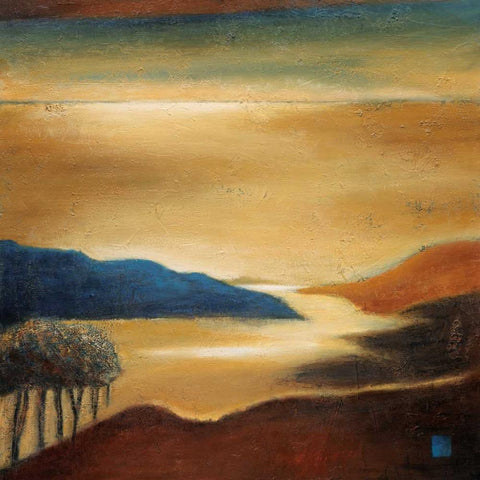 Vista de Costa Brava Black Ornate Wood Framed Art Print with Double Matting by Salemink-Roos, Ursula