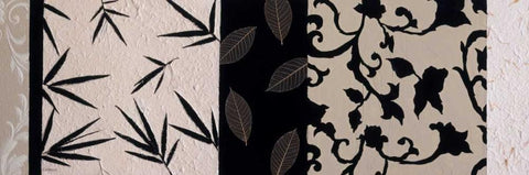 Pattern Play II Black Ornate Wood Framed Art Print with Double Matting by Vindedzis, Rita