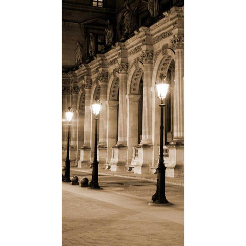 Paris Lights II - Arches II Black Modern Wood Framed Art Print by Maihara/Watt, Jeff/Boyce