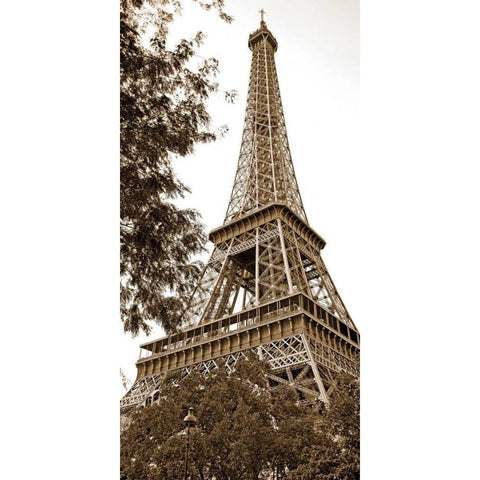 La Tour Eiffel I - Eiffel Tower I White Modern Wood Framed Art Print by Maihara/Watt, Jeff/Boyce