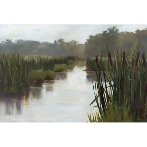 Passage Black Modern Wood Framed Art Print by Lightell, Megan