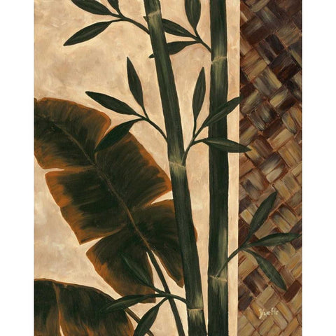 Temperate Flora Gold Ornate Wood Framed Art Print with Double Matting by St. Amant, Yvette