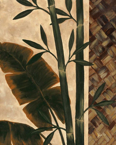 Temperate Flora White Modern Wood Framed Art Print with Double Matting by St. Amant, Yvette