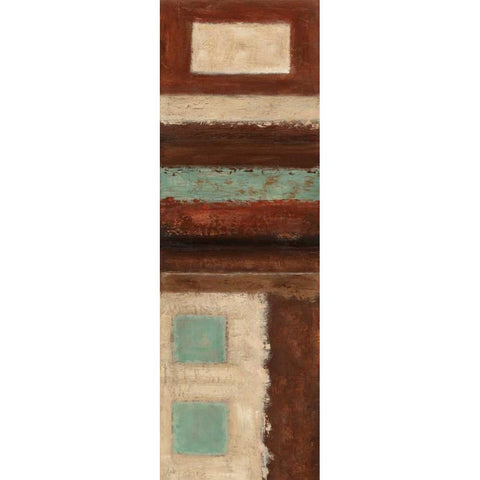 Connections on Impulse I White Modern Wood Framed Art Print by Salemink-Roos, Ursula
