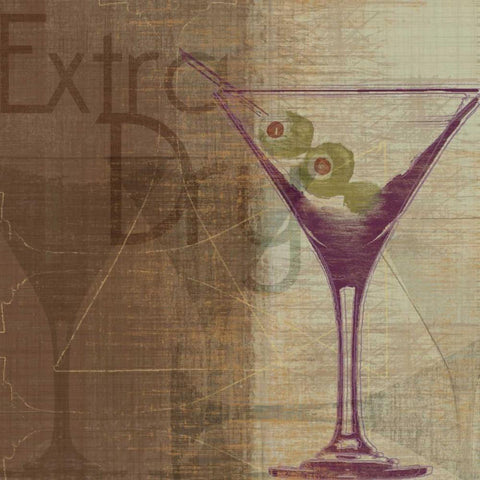 Extra Dry Black Modern Wood Framed Art Print with Double Matting by Venter, Tandi