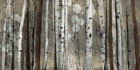 Silver Lining Black Ornate Wood Framed Art Print with Double Matting by Venter, Tandi