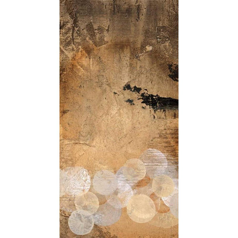 Pearl Essence I Black Modern Wood Framed Art Print with Double Matting by Li-Leger, Noah