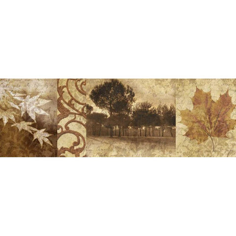 Equinox I Gold Ornate Wood Framed Art Print with Double Matting by Mallett, Keith